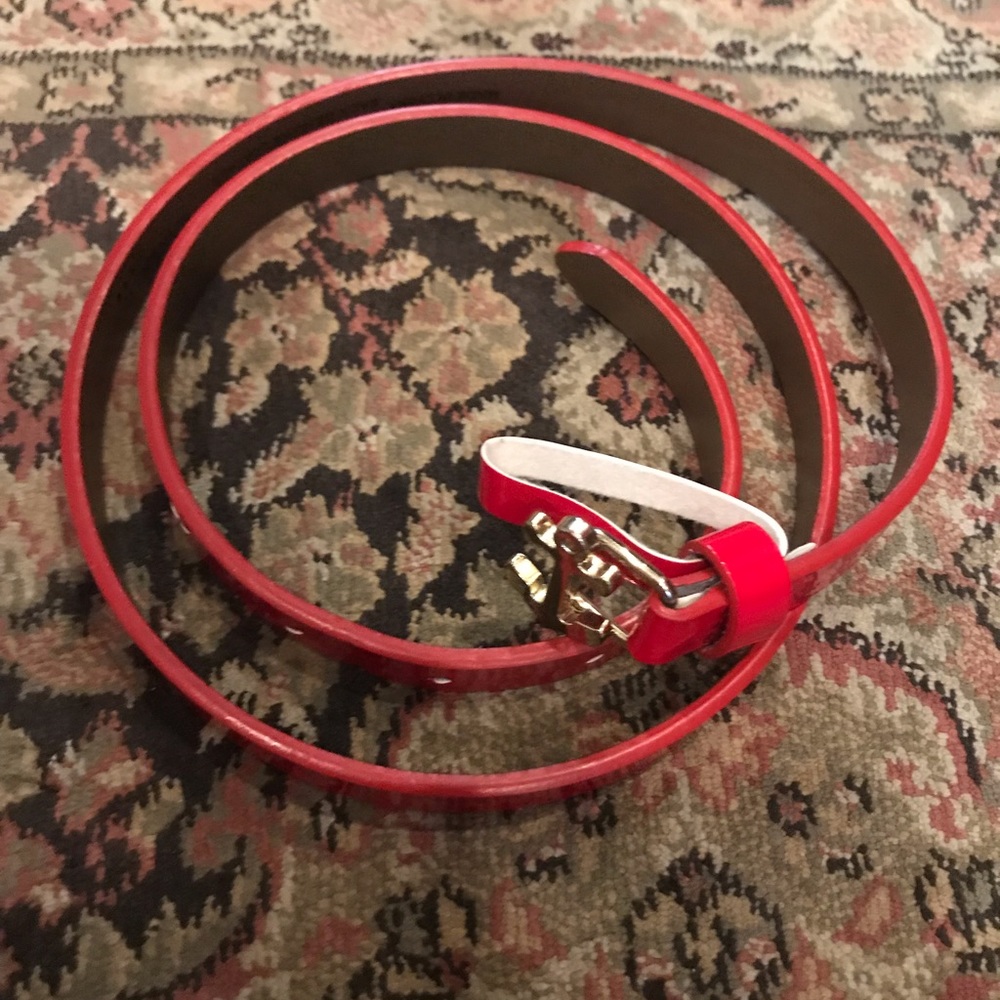 Red Banana Republic leather belt